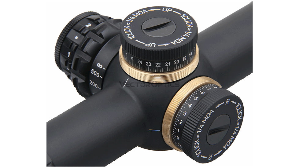 Vector Optics Paragon 4-20x50 1in Tube Rifle Scope, Second Focal Plane