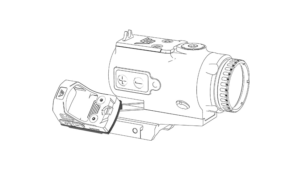 Vector Optics Red Dot Sight Offset Mount MAG