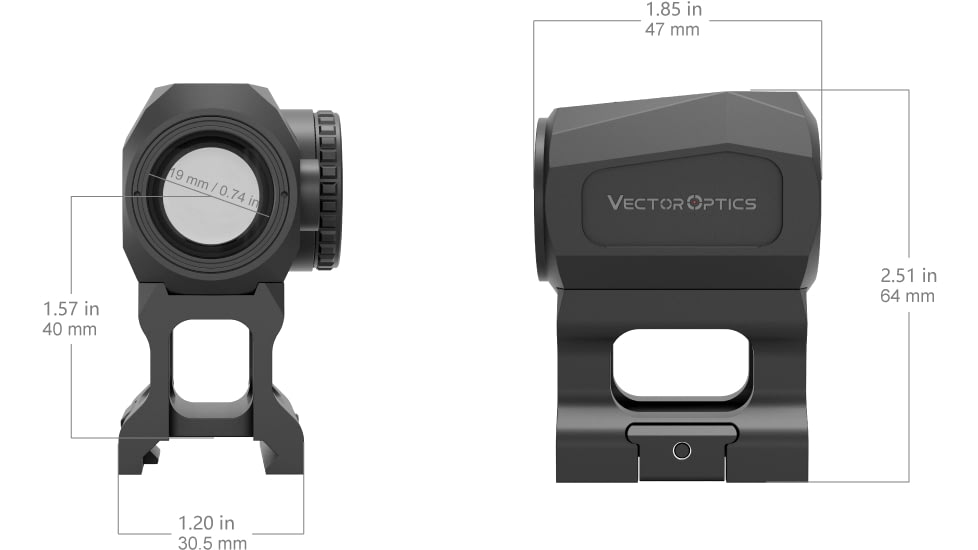 Vector Optics Scrapper 1x20 MICRO Red Dot Sight