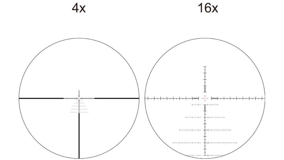 Vector Optics Sentinel 4-16x44mm 30mm Tube Rifle Scope, First Focal Plane