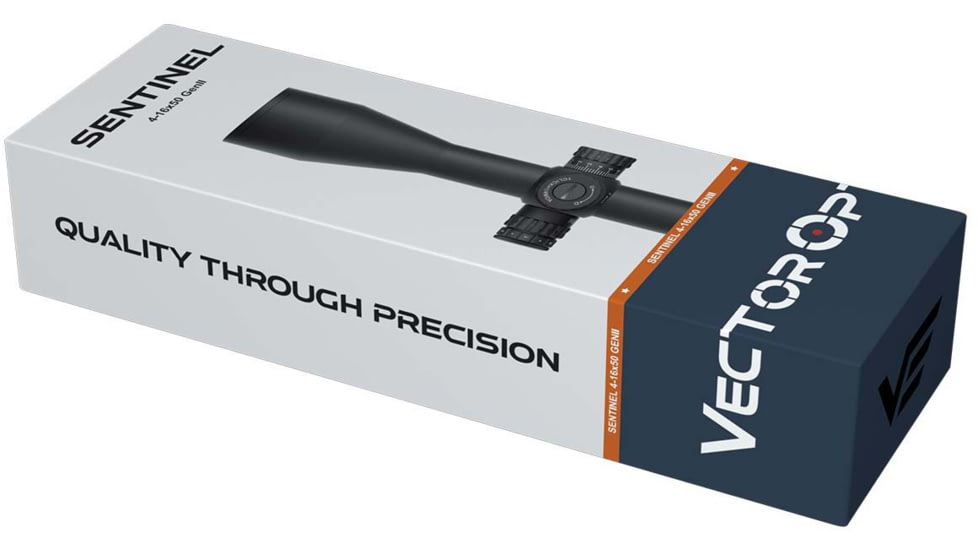 Vector Optics Sentinel 4-16x50 GenII Rifle Scope 30mm Tube, Second Focal Plane