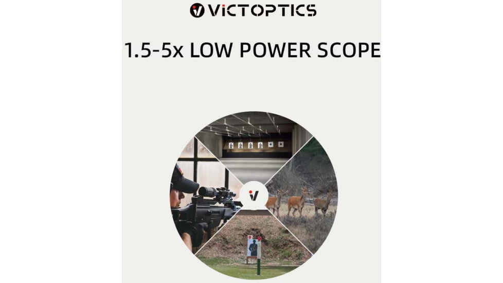Vector Optics SOI 1.5-5x20 Rifle Scope, Second Focal Plane
