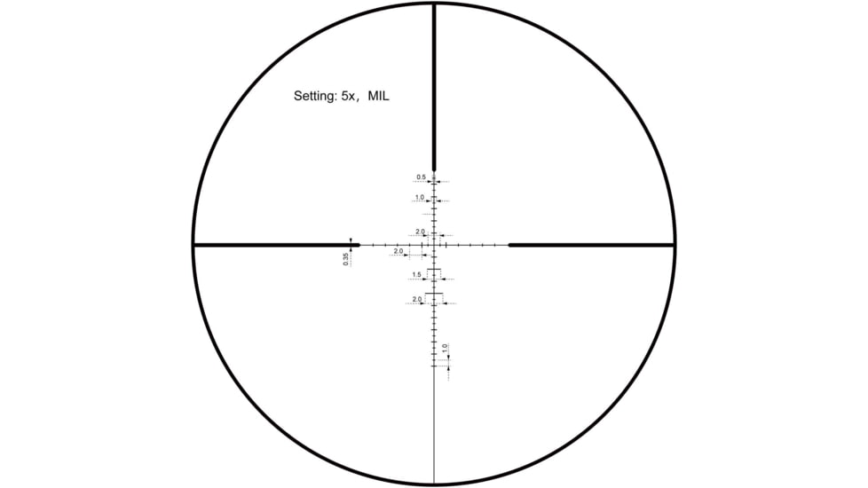 Vector Optics SOI 1.5-5x20 Rifle Scope, Second Focal Plane