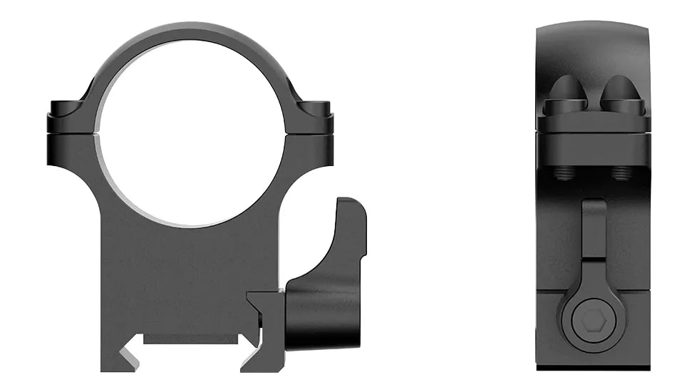 Vector Optics Steel Qiuck Release Medium Profile Weaver Rings, 1.25 in