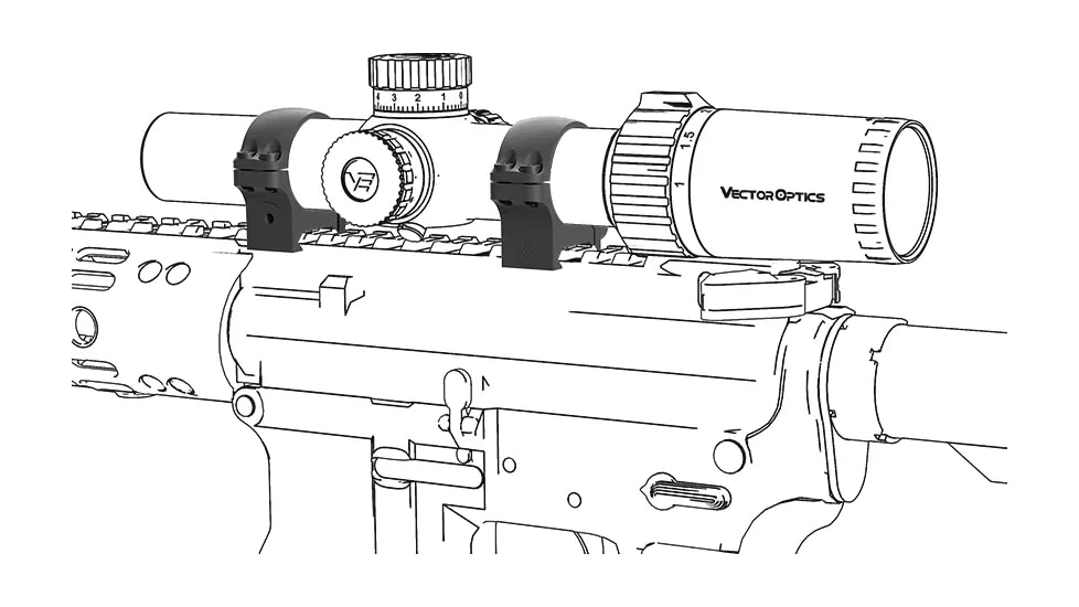 Vector Optics Steel Weaver Quick Release Low Profile Rings