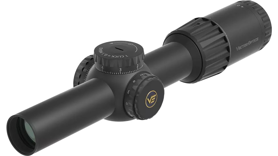 Vector Optics Tauron 1-6x24 30 mm Tube LPVO Rifle Scope, Second Focal Plane