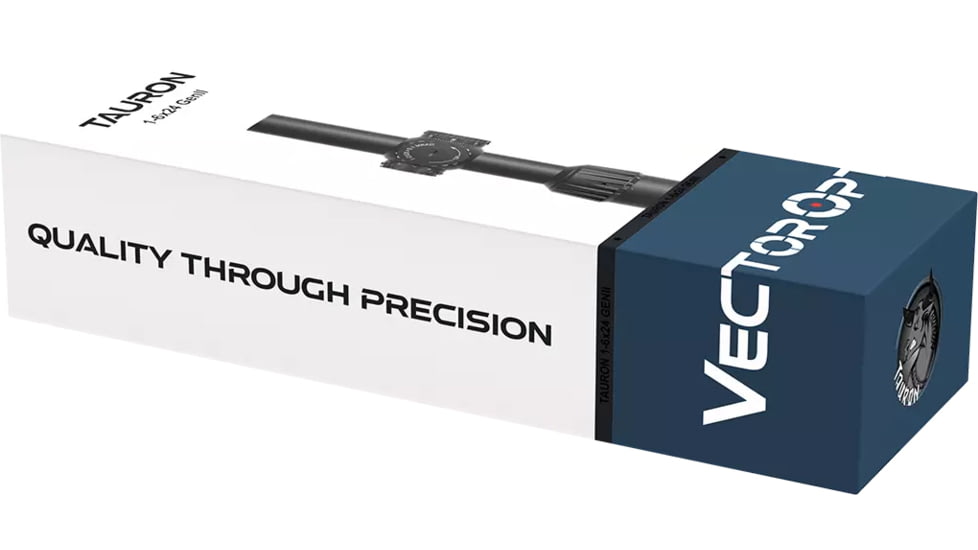 Vector Optics Tauron 1-6x24 30 mm Tube LPVO Rifle Scope, Second Focal Plane