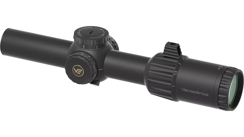 Vector Optics Tauron 1-6x24 30 mm Tube LPVO Rifle Scope, Second Focal Plane