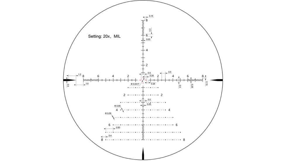 Vector Optics Tauron 3-24x56 34mm Tube ED Rifle Scope, Second Focal Plane