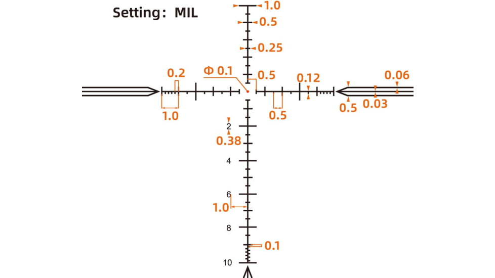 Vector Optics Tauron 4-24x50mm 30mm Tube Rifle Scope, First Focal Plane