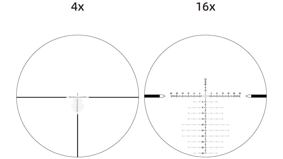 Vector Optics Tauron HD 4-16x44 34mm Tube Rifle Scope, First Focal Plane