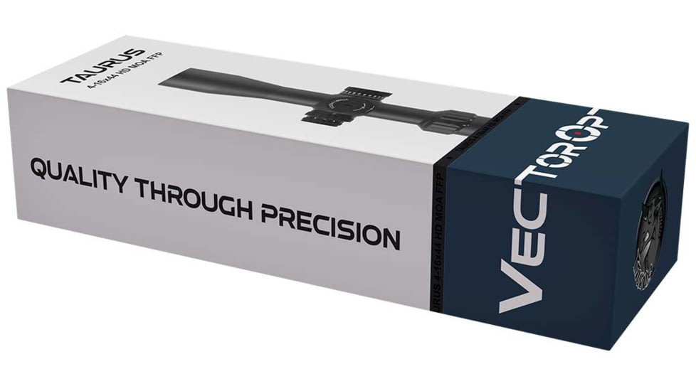 Vector Optics Tauron HD 4-16x44 34mm Tube Rifle Scope, First Focal Plane