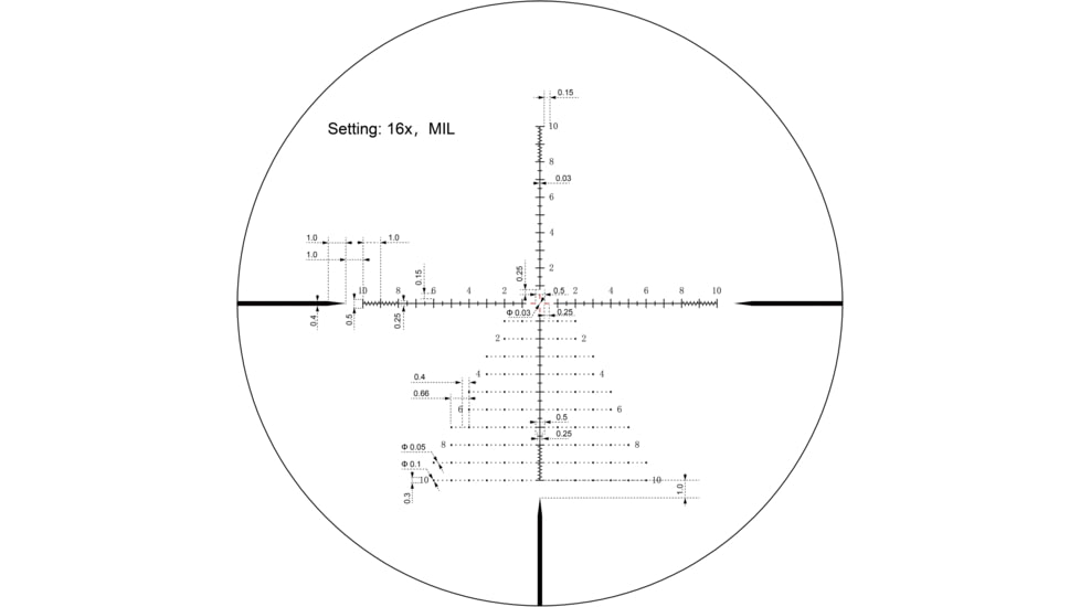 Vector Optics Tauron SFR 2-16x50 HD 30mm Tube Rifle Scope, Second Focal Plane