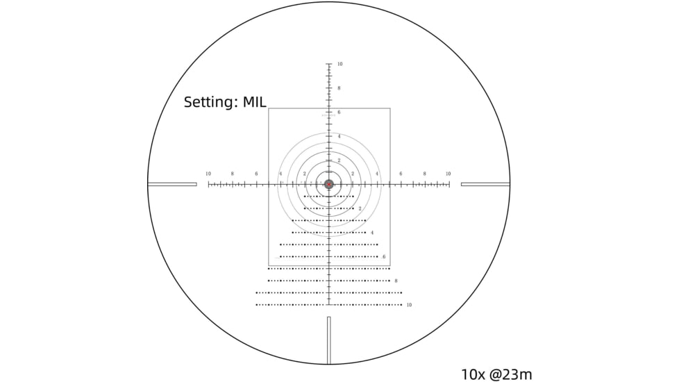 Vector Optics Veyron Plus 10x30mm 30mm Tube Zero Rifle Scope, Second Focal Plane