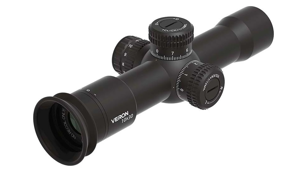 Vector Optics Veyron Plus 10x30mm 30mm Tube Zero Rifle Scope, Second Focal Plane