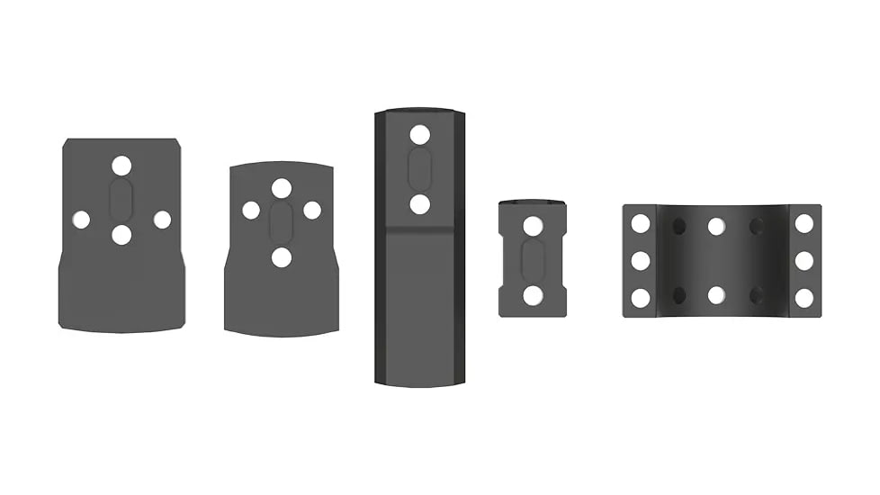 Vector Optics X-ACCU Mount Assembly Kit, 30mm, 6 Holes