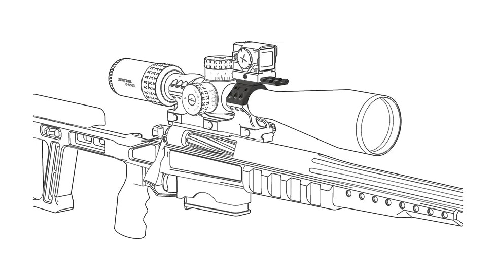 Vector Optics X-ACCU Mount Assembly Kit, 30mm, 6 Holes