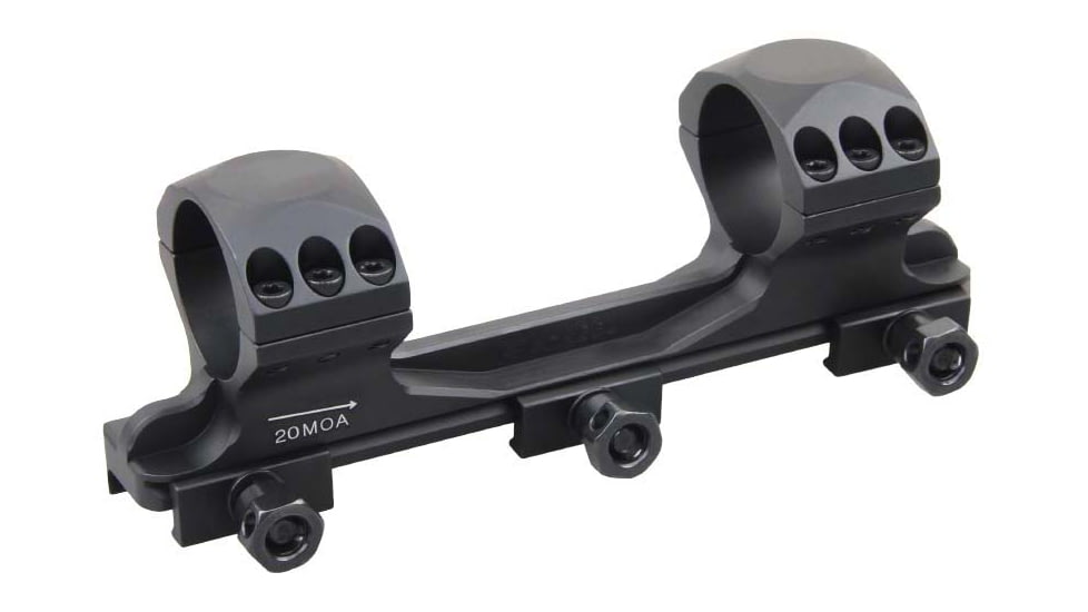 Vector Optics X-Accu One Piece 20MOA Medium Profile Picatinny Mount, 1.2 in