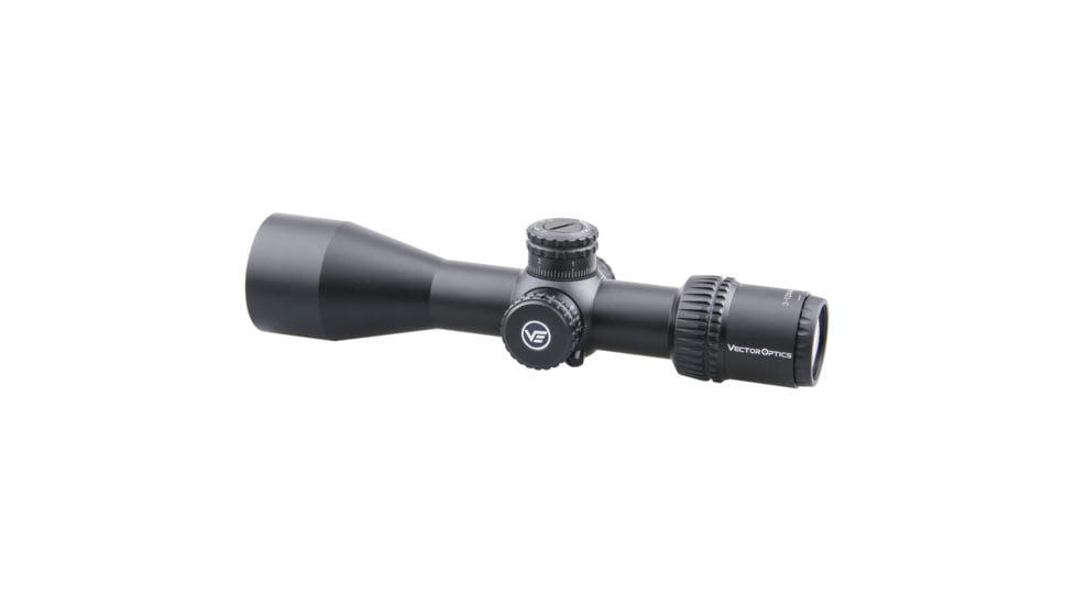 Vector Optics Veyron Rifle Scope, 3-12x44mm, Second Focal Plane, 30mm Tube, MPR-4 Non-Illuminated Reticle, 6061-T6, Black, SCOM-24