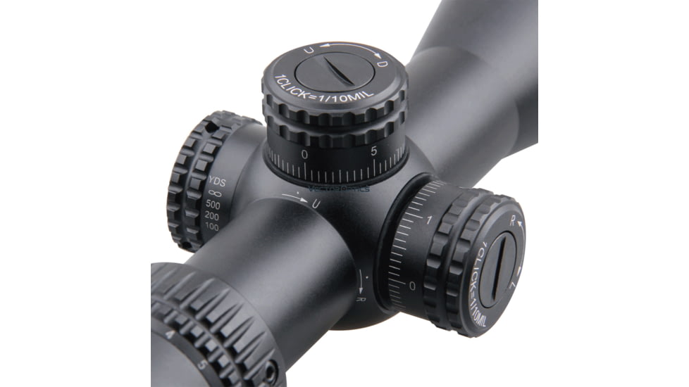 Vector Optics Veyron Rifle Scope, 3-12x44mm, Second Focal Plane, 30mm Tube, MPR-4 Non-Illuminated Reticle, 6061-T6, Black, SCOM-24
