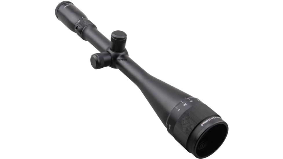 VictOptics AO Rifle Scope, 8.5-32x50mm, Second Focal Plane, 1-inch Tube, Range Finder Non-Illuminated Reticle, 6061-T6, Black, OPSL10
