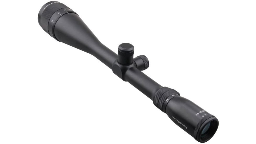 VictOptics AO Rifle Scope, 8.5-32x50mm, Second Focal Plane, 1-inch Tube, Range Finder Non-Illuminated Reticle, 6061-T6, Black, OPSL10