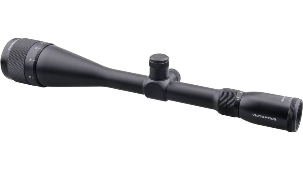 VictOptics AO Rifle Scope, 8.5-32x50mm, Second Focal Plane, 1-inch Tube, Range Finder Non-Illuminated Reticle, 6061-T6, Black, OPSL10