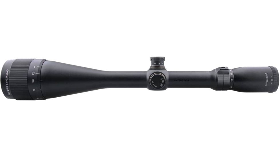 VictOptics AO Rifle Scope, 8.5-32x50mm, Second Focal Plane, 1-inch Tube, Range Finder Non-Illuminated Reticle, 6061-T6, Black, OPSL10