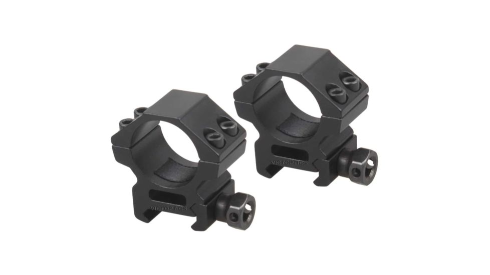 VictOptics Rifle Scope, 1-4x24mm, Second Focal Plane, 1-inch Tube, Mil-Dot Non-Illuminated Reticle, 6061-T6, Black, OPSL03