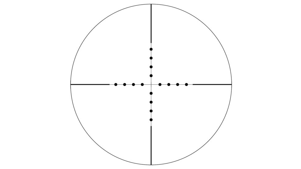 VictOptics Rifle Scope, 1-4x24mm, Second Focal Plane, 1-inch Tube, Mil-Dot Non-Illuminated Reticle, 6061-T6, Black, OPSL03