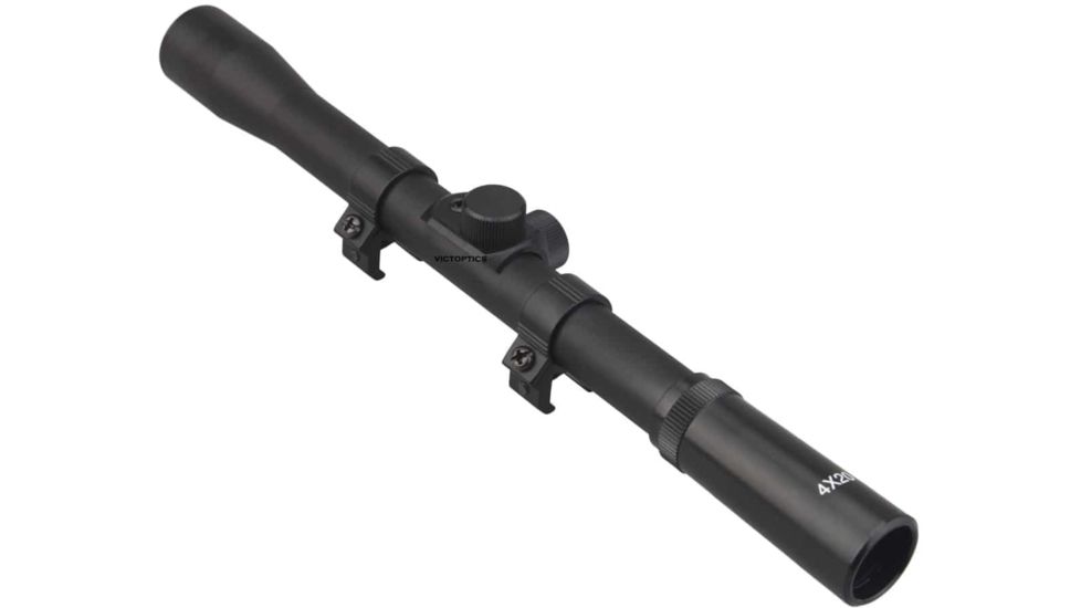 Vector Optics Victoptics Rifle Scope, 4x20mm, Second Focal Plane, 19mm Tube, 30/30 Duplex Non-Illuminated Reticle, 6061-T6, Black, OPSL07