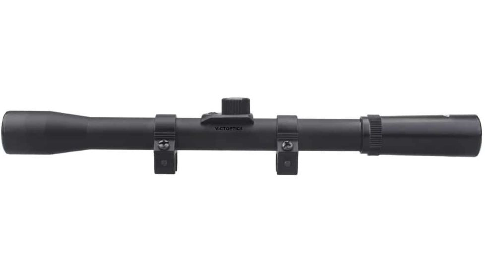 Vector Optics Victoptics Rifle Scope, 4x20mm, Second Focal Plane, 19mm Tube, 30/30 Duplex Non-Illuminated Reticle, 6061-T6, Black, OPSL07