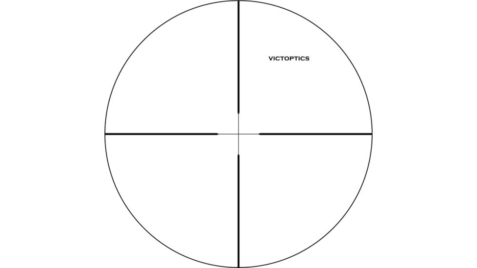 Vector Optics Victoptics Rifle Scope, 4x20mm, Second Focal Plane, 19mm Tube, 30/30 Duplex Non-Illuminated Reticle, 6061-T6, Black, OPSL07