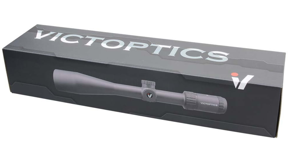 EDEMO Vector Optics Victoptics S4 Rifle Scope, 6-24x50mm, 30mm Tube, FFP, VIS-FMIL Etched Glass Reticle, Coyote FDE, Black, OPSL27, EDEMO2