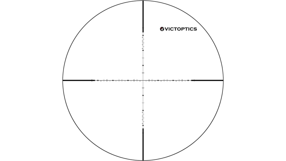 EDEMO Vector Optics Victoptics S4 Rifle Scope, 6-24x50mm, 30mm Tube, FFP, VIS-FMIL Etched Glass Reticle, Coyote FDE, Black, OPSL27, EDEMO2