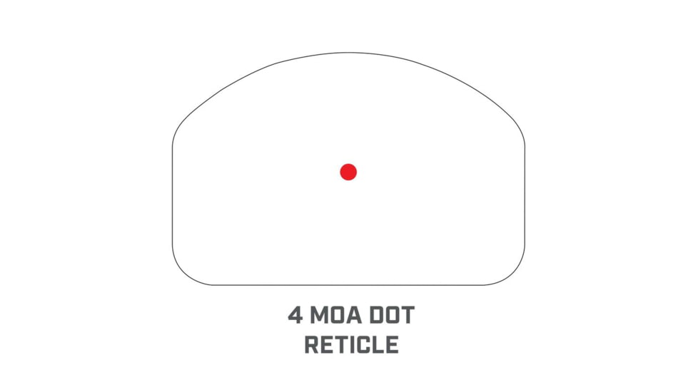 Vector Optics VictOptics SRD 18x20 Reflex Red Dot Sight, 4 MOA Dot, Black, RDSL34