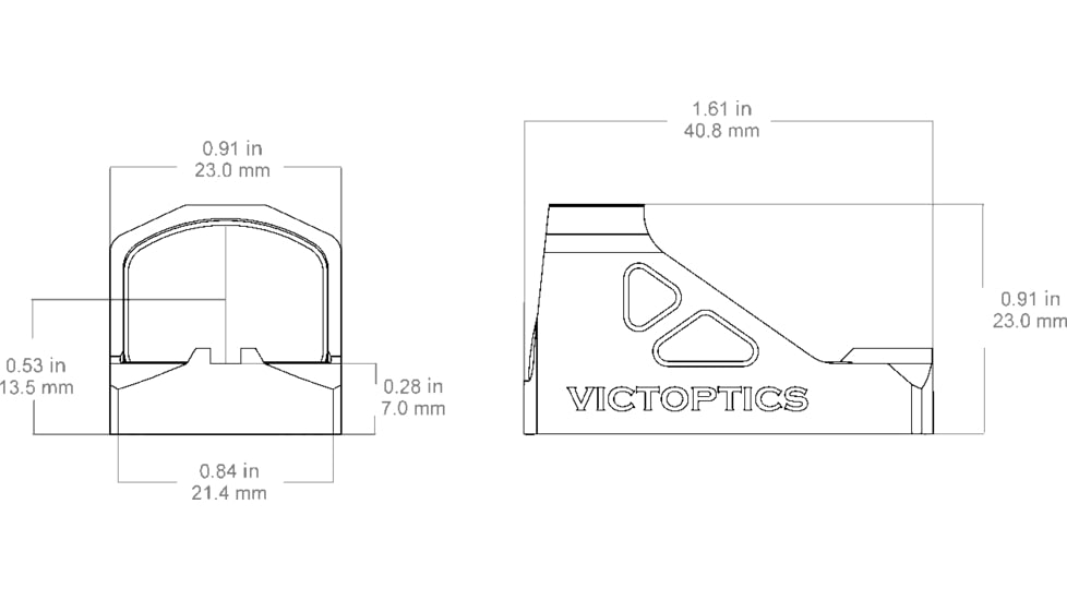 VictOptics V3 1x16x20 Red Dot Sight