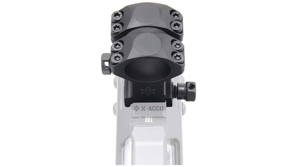 Vector Optics X-Accu 25.4mm Picatinny Rings, 1in, Chorme, XASR-2501