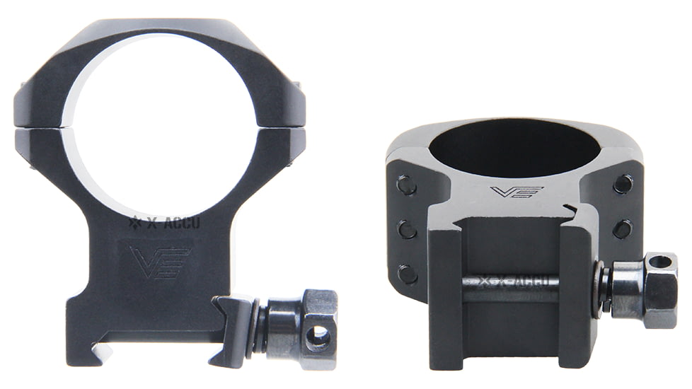 Vector Optics X-Accu 30mm Picatinny Rings, 1.25in, Medium Profile, Chorme, XASR-3002