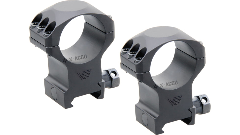 Vector Optics X-Accu 30mm Picatinny Rings, 1.5in, High Profile, Chorme, XASR-3003