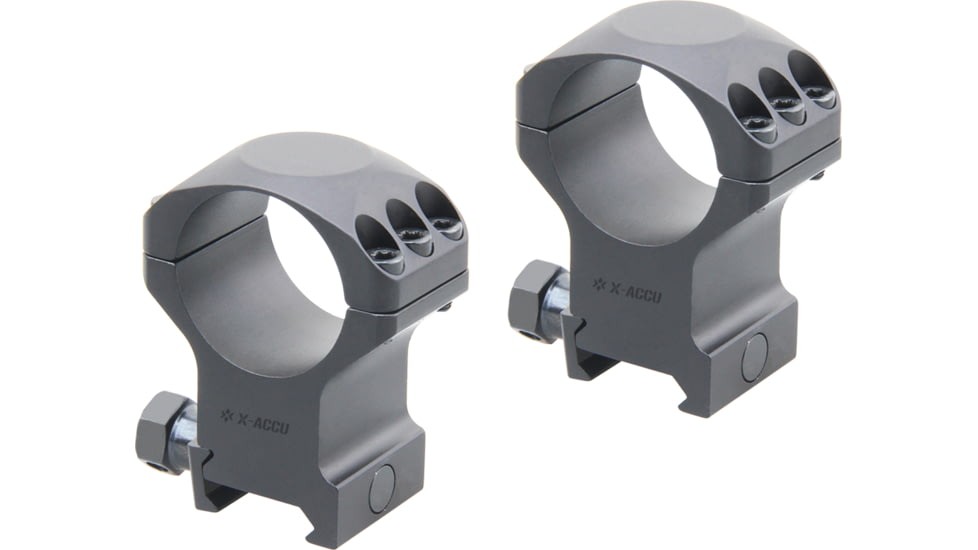 Vector Optics X-Accu 30mm Picatinny Rings, 1.5in, High Profile, Chorme, XASR-3003