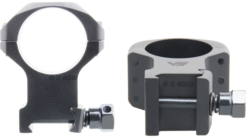Vector Optics X-Accu 30mm Picatinny Rings, 1.5in, High Profile, Chorme, XASR-3003