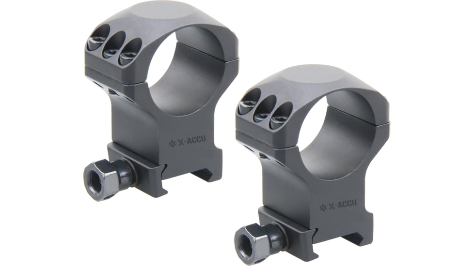 Vector Optics X-Accu 30mm Picatinny Rings, 1.5in, High Profile, Chorme, XASR-3003