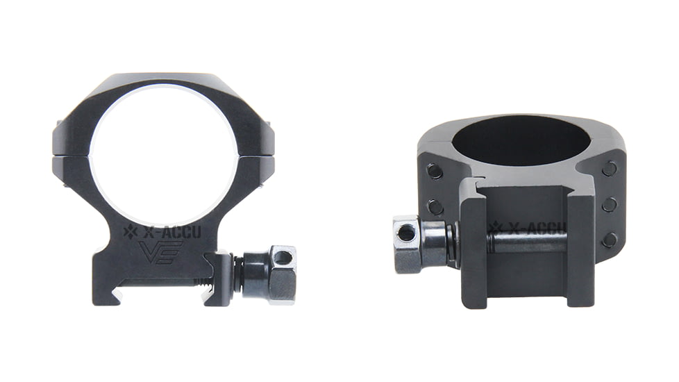 Vector Optics X-Accu 30mm Picatinny Rings, 1in, Low Profile, Chorme, XASR-3001
