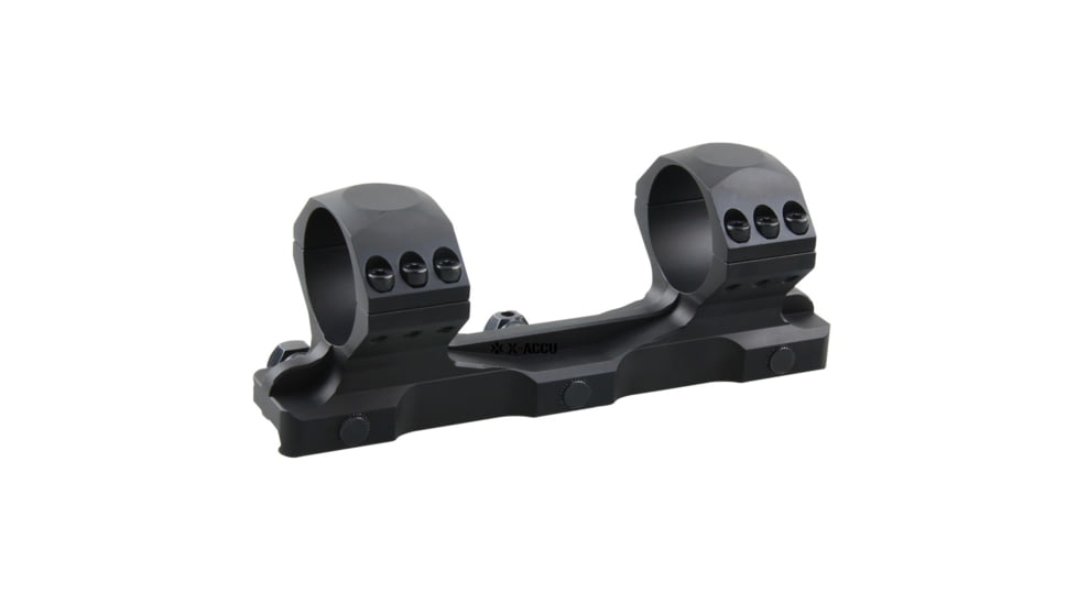 Vector Optics X-Accu 34mm Medium Profile One Piece Picatinny Mount, 0 MOA, Black, SCTM-60
