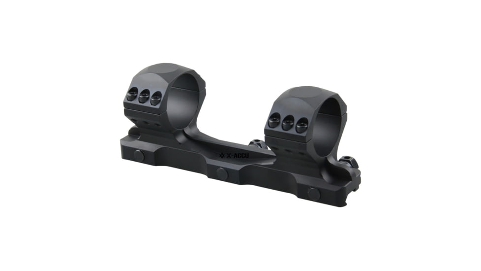 Vector Optics X-Accu 34mm Medium Profile One Piece Picatinny Mount, 0 MOA, Black, SCTM-60