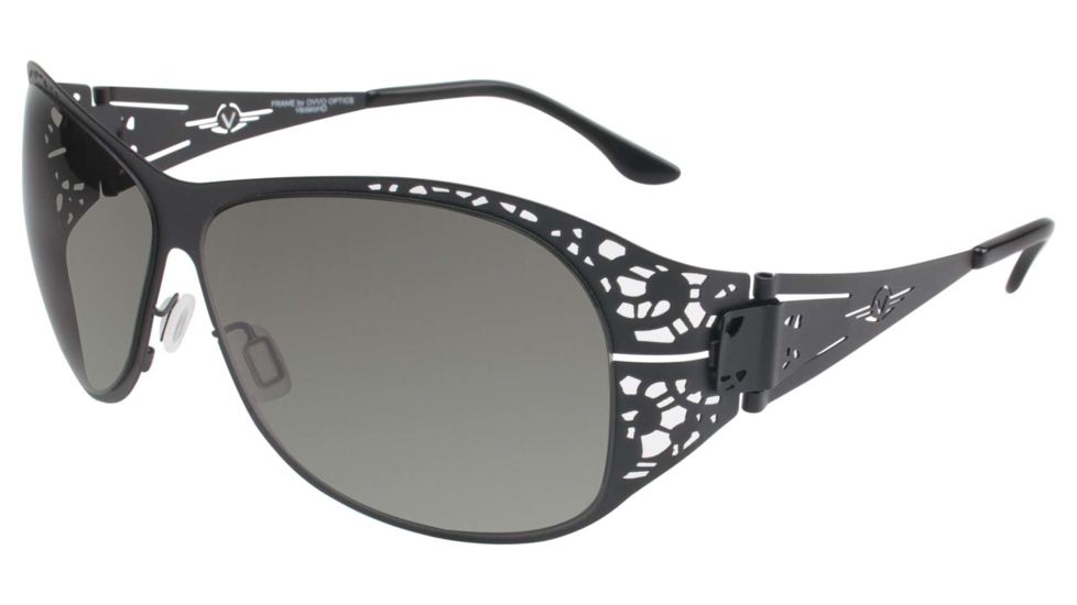 VedaloHD Asti Smoke Sunglasses, Black Frame, Large 8094