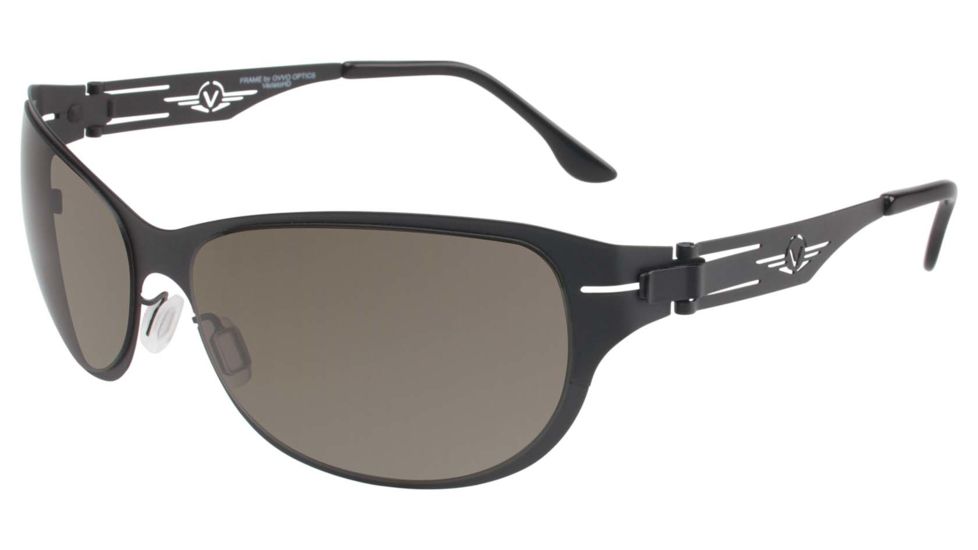 VedaloHD Cantania Smoke Sunglasses, Black Frame, Medium 8091