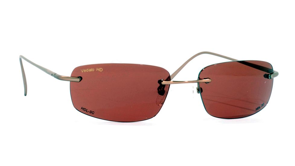 VedaloHD Rapallo Sunglasses, Copper Frame, Copper-Rose Lenses 8037