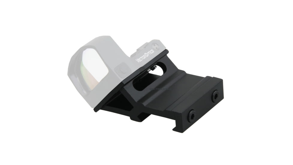 Vekt Defense MAG Red Dot Sight Offset Picatinny Mount for RD-43 &amp; RD-49 &amp; S.H.I.E.L.D Footprint, Black, SCFRM-03
